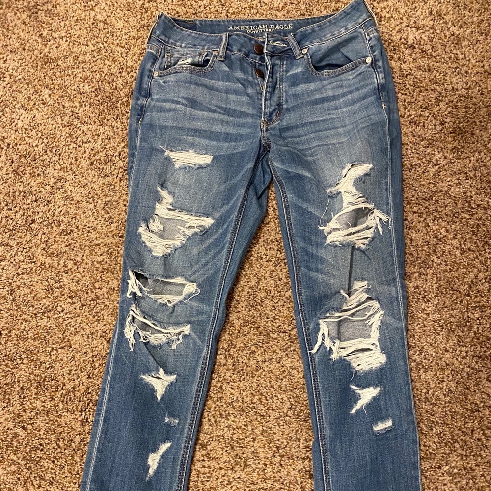 American eagle tom girl jeans